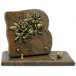 plaque-granit-sur-socle-bronze-rose  75.60 €